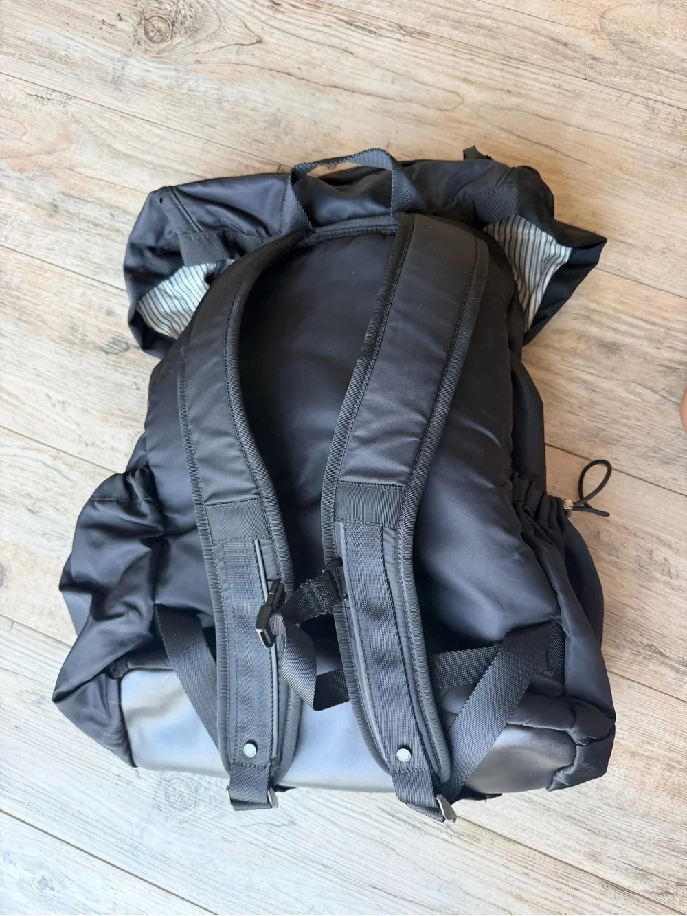 Lululemon Traveling Yogini Rucksack Large Black Gym Travel Backpack Discontinued
